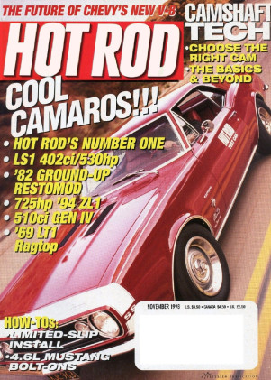 HOT ROD 1998 NOV - FORD 4.6L, C-1500, HOT CAMAROS